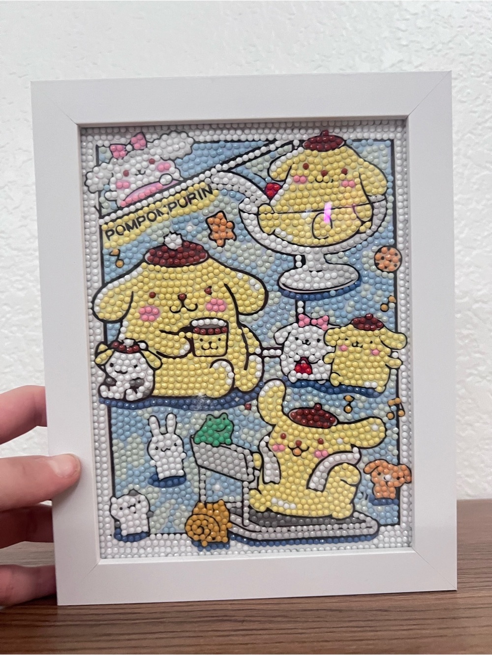 Sanrio Pompompurin Diamond Art Framed Wall Decor
